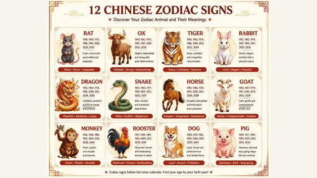 The Chinese Zodiac: A Cultural Tradition Hidden in Every Birth Year