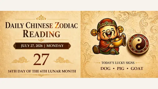Chinese Zodiac Horoscope for July 27, 2026: Daily Forecast for All Signs