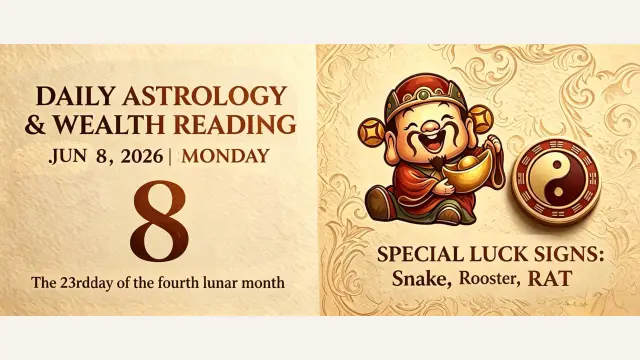 Chinese Zodiac Horoscope for June 8, 2026: Daily Forecast for All Signs