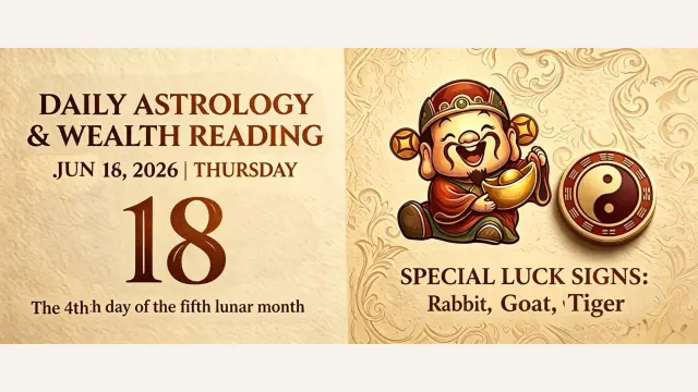 Chinese Zodiac Horoscope for June 18, 2026: Daily Forecast for All Signs