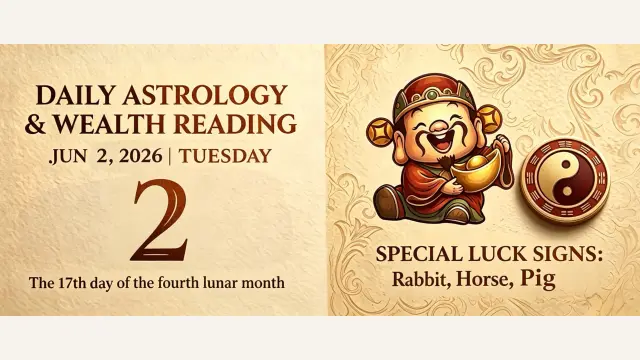 Chinese Zodiac Horoscope for June 2, 2026: Daily Forecast for All Signs