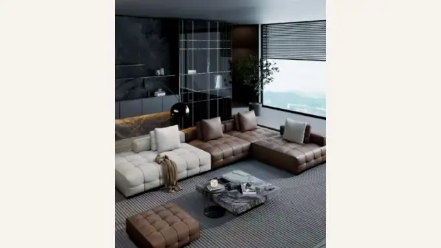 How should I arrange my living room sofa for good energy and luck?